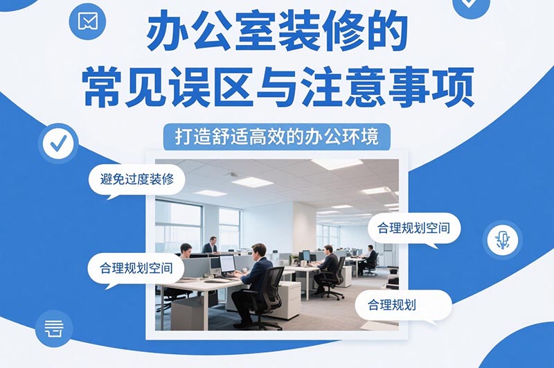 辦公室裝修的常見誤區(qū)與注意事項(xiàng)?
