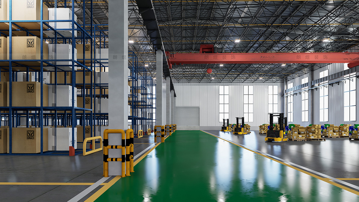 工業(yè)園廠房倉庫裝修設(shè)計(jì)效果圖1