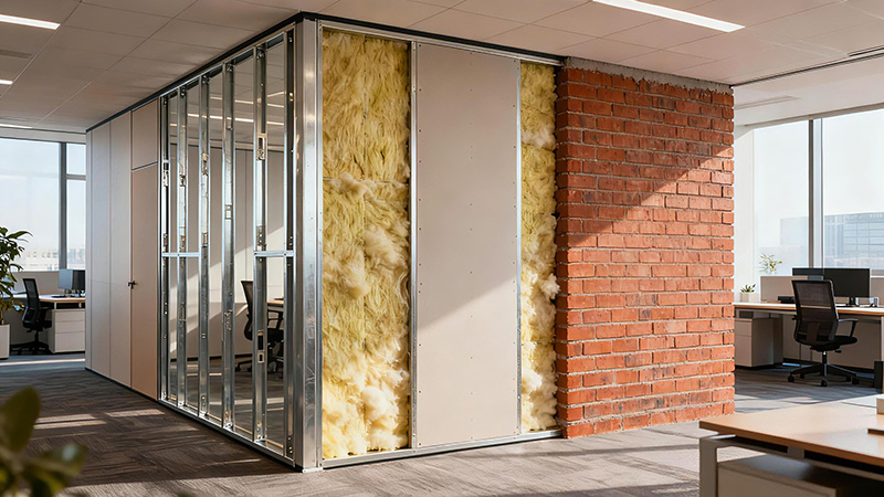 辦公室實體隔斷設計
